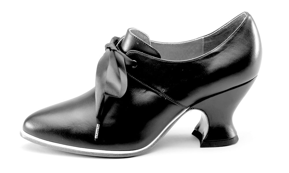 Pompadour 18th Century Leather Shoes (Black)