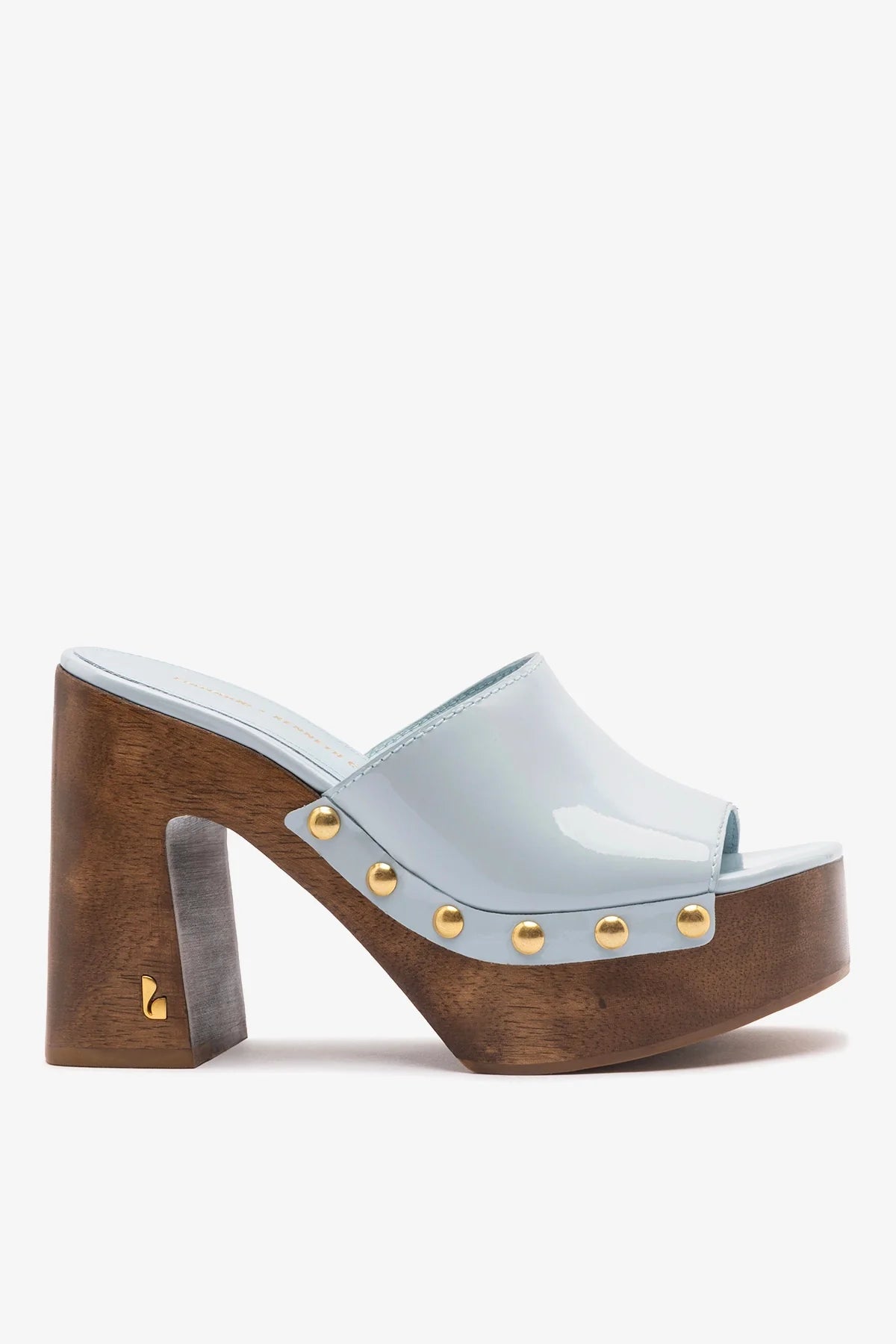 Larroudé x Kenneth Cole: Mule Maya Patent Leather